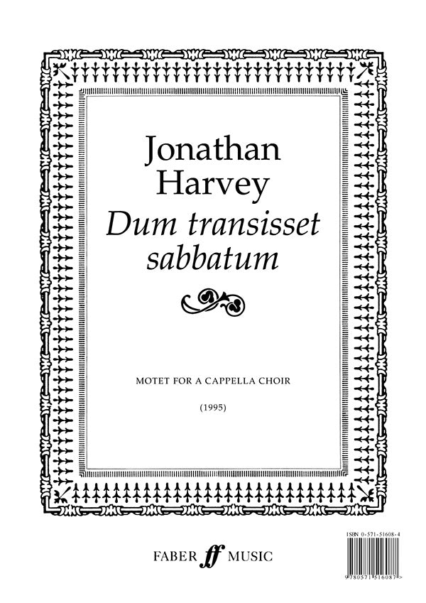Dum Transisset Sabbatum Cover Image