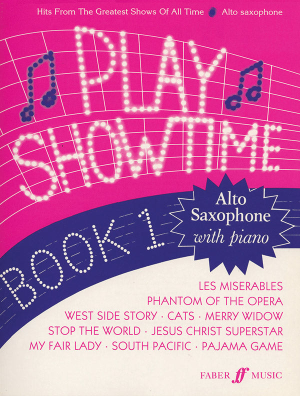 Play Showtime for Alto Saxophone, Book 1 Cover Image