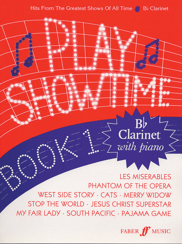 Play Showtime for Clarinet, Book 1 Cover Image