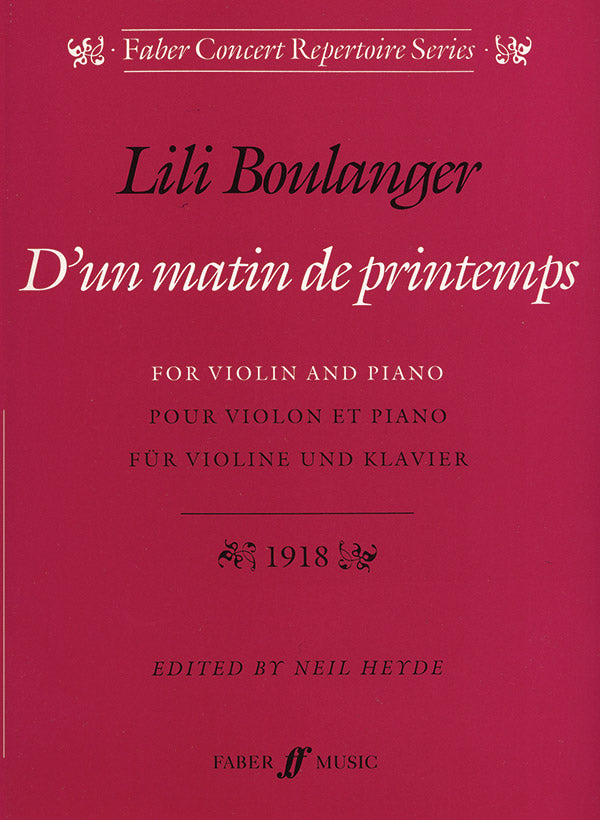 D'un Matin de Printemps Cover Image