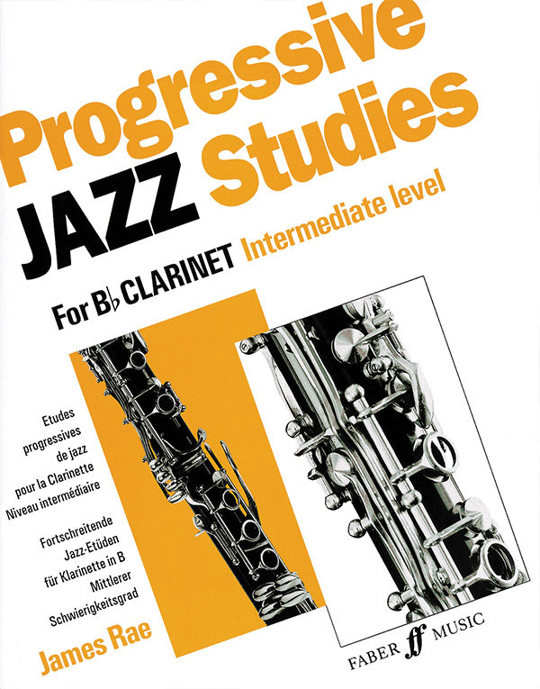 Progressive Jazz Studies for B-flat Clarinet, Book 2 Cover Image