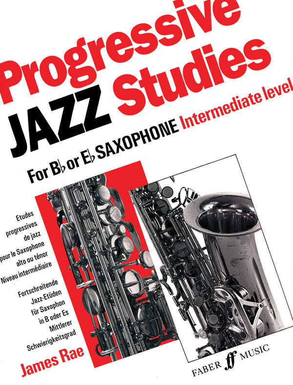 Progressive Jazz Studies for B-flat or E-flat Saxophone, Book 2 Cover Image
