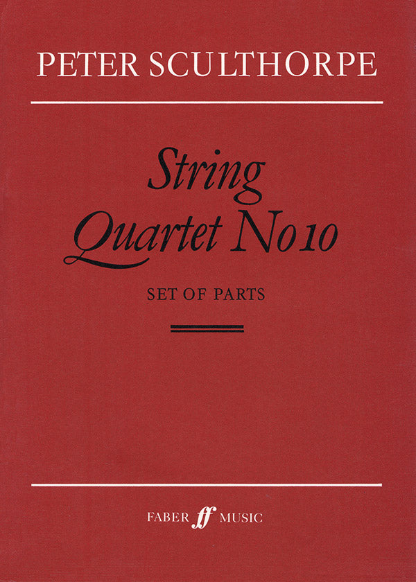 String Quartet No. 10 Cover Image