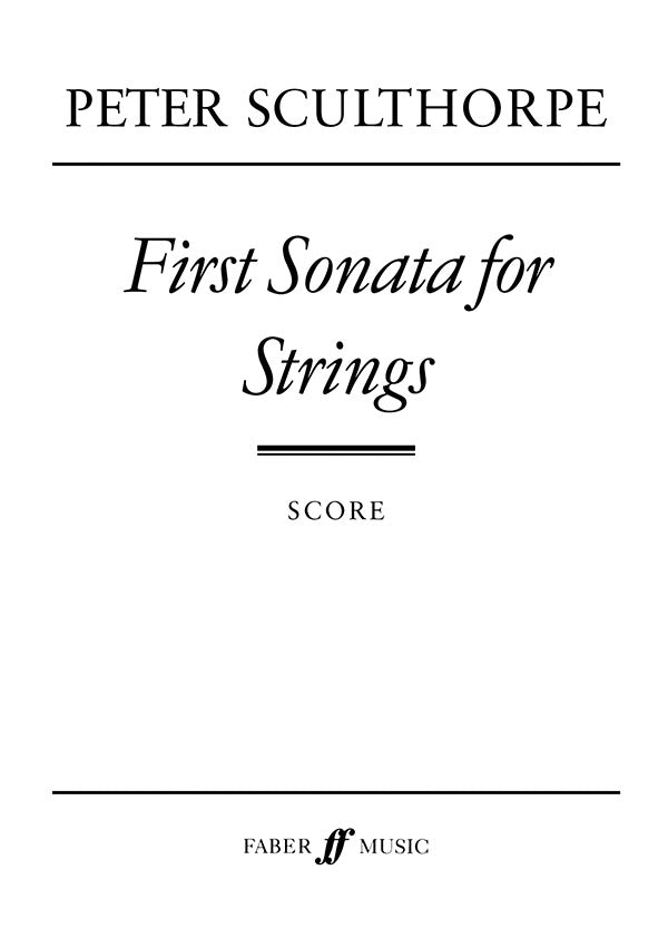First Sonata for Strings Cover Image
