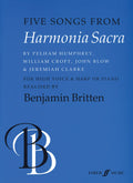 Five Songs from Harmonia Sacra Cover Image