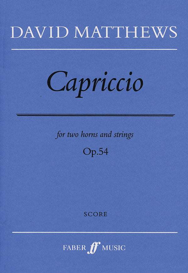 Capriccio Cover Image