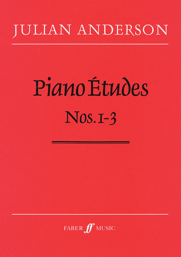 Piano Etudes Nos. 1-3 Cover Image