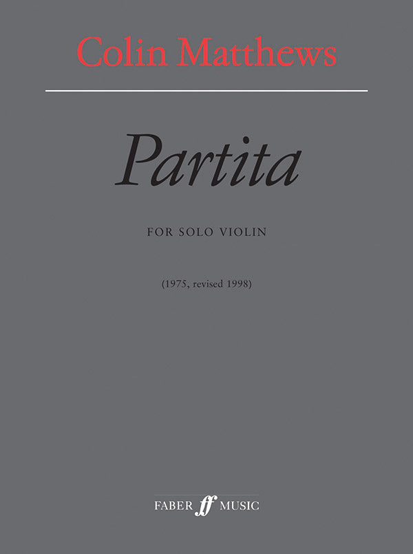 Partita (Revised) Cover Image