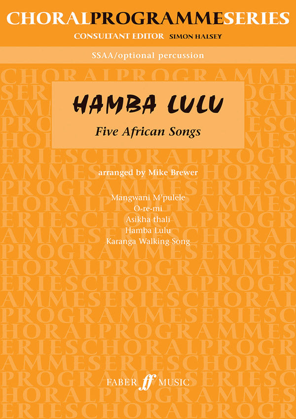 Hamba Lulu: Five African Songs Cover Image