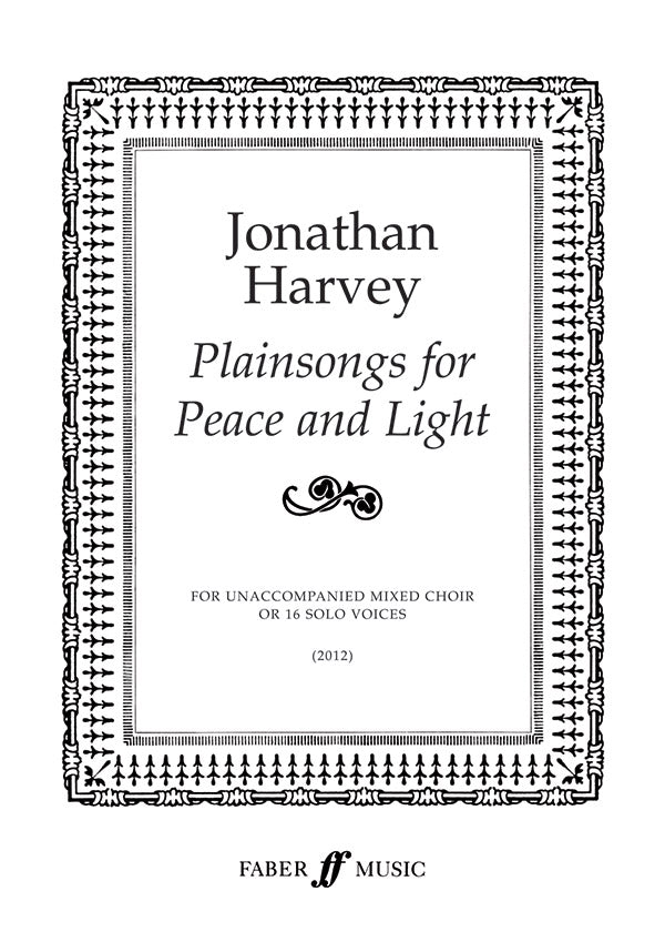 Plainsongs for Peace and Light Cover Image