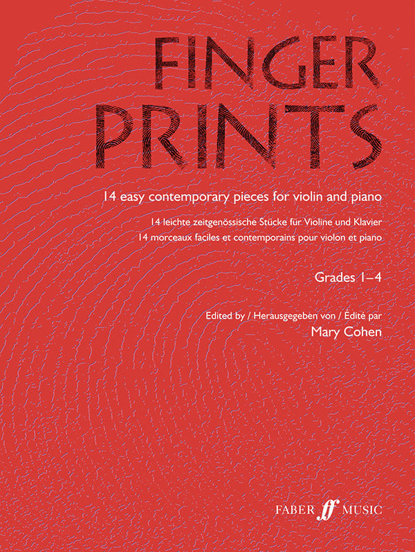 Fingerprints for Violin and Piano, Grade 1-4 Cover Image