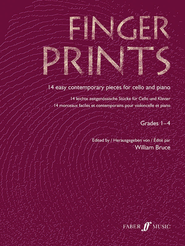 Fingerprints for Cello and Piano, Grade 1-4 Cover Image
