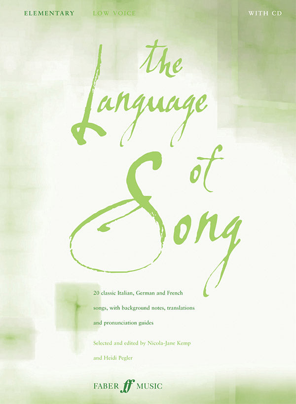 The Language of Song: Elementary Cover Image