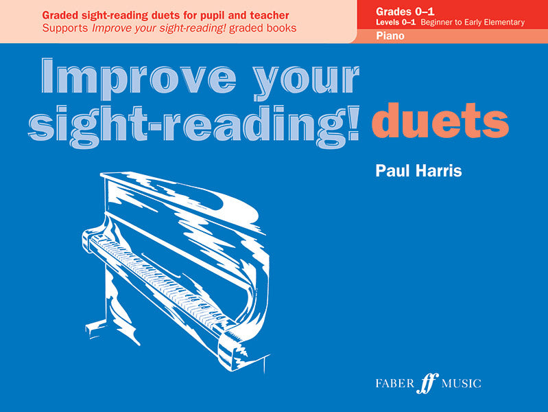 Improve Your Sight-Reading! Piano Duet, Grade 0-1 Cover Image