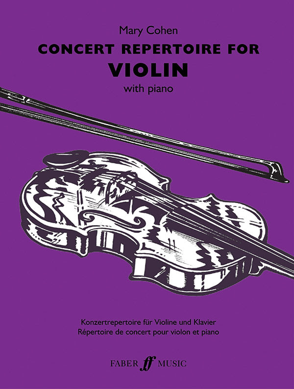 Concert Repertoire for Violin Cover Image