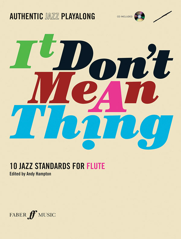 Authentic Jazz Play-Along: It Don't Mean a Thing Cover Image