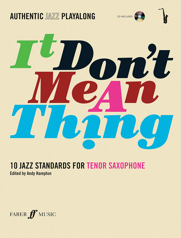 Authentic Jazz Play-Along: It Don't Mean a Thing Cover Image