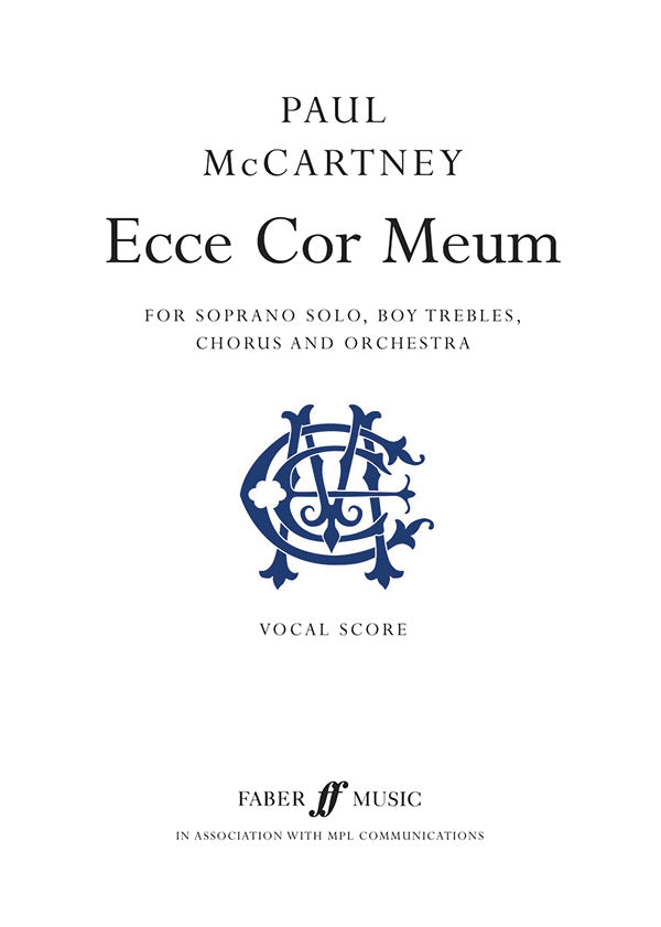 Ecce Cor Meum Cover Image