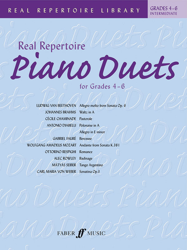 Real Repertoire Piano Duets for Grades 4-6 Cover Image