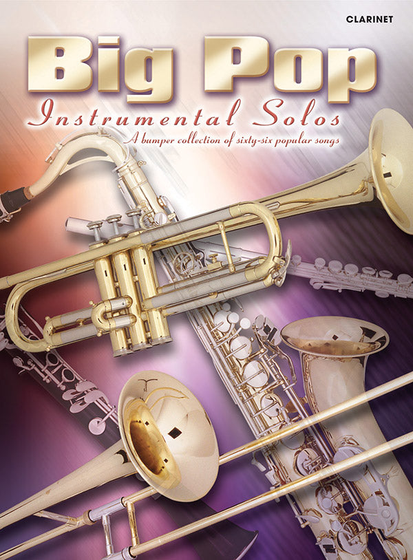 Big Pop Instrumental Solos for Clarinet (Revised) Cover Image