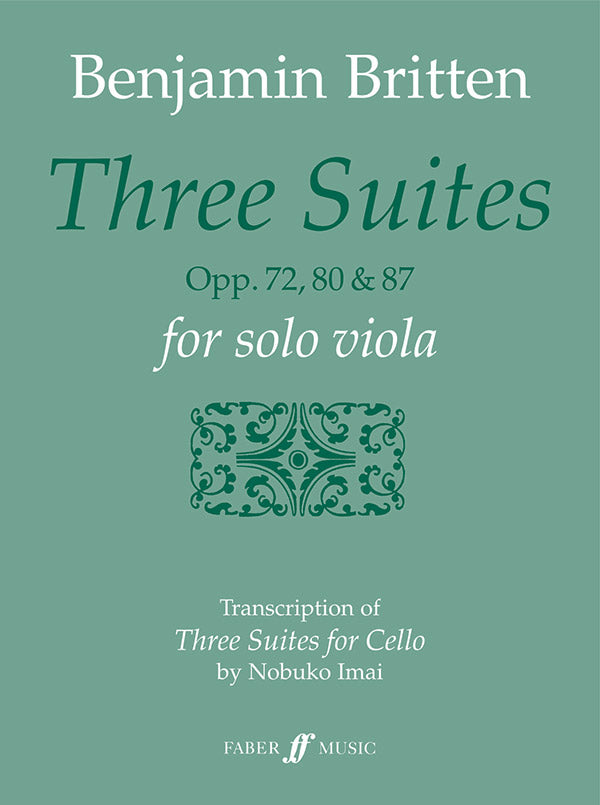 Three Suites, Opp. 72, 80 & 87 for Solo Viola Cover Image
