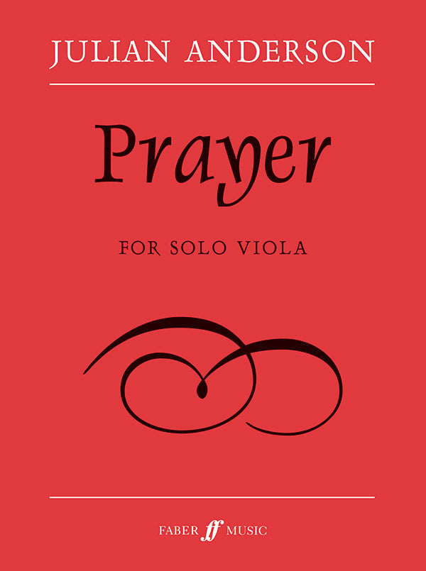 Prayer for Solo Viola Cover Image