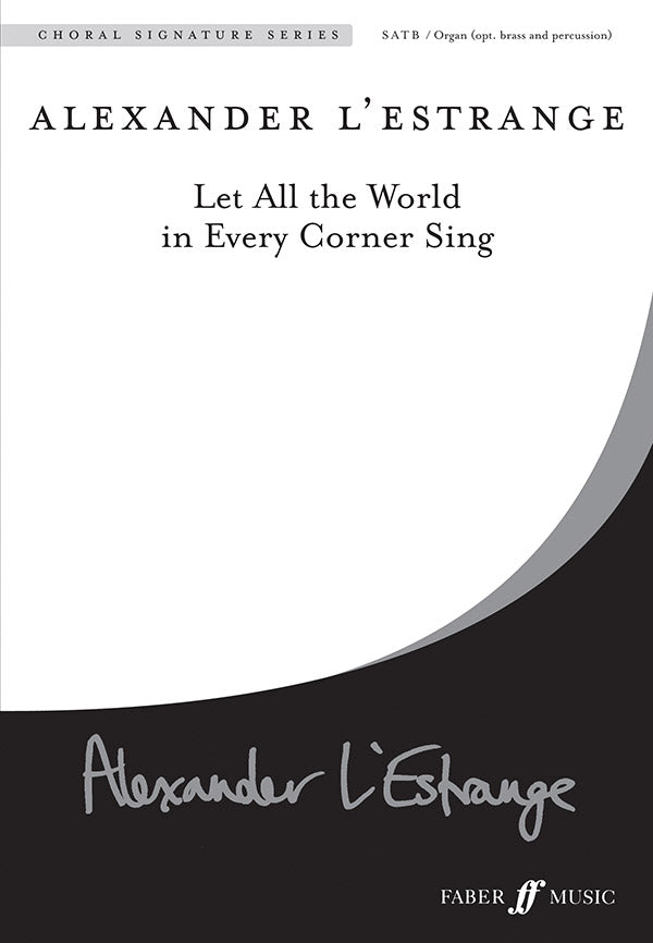 Let All the World in Every Corner Sing Cover Image