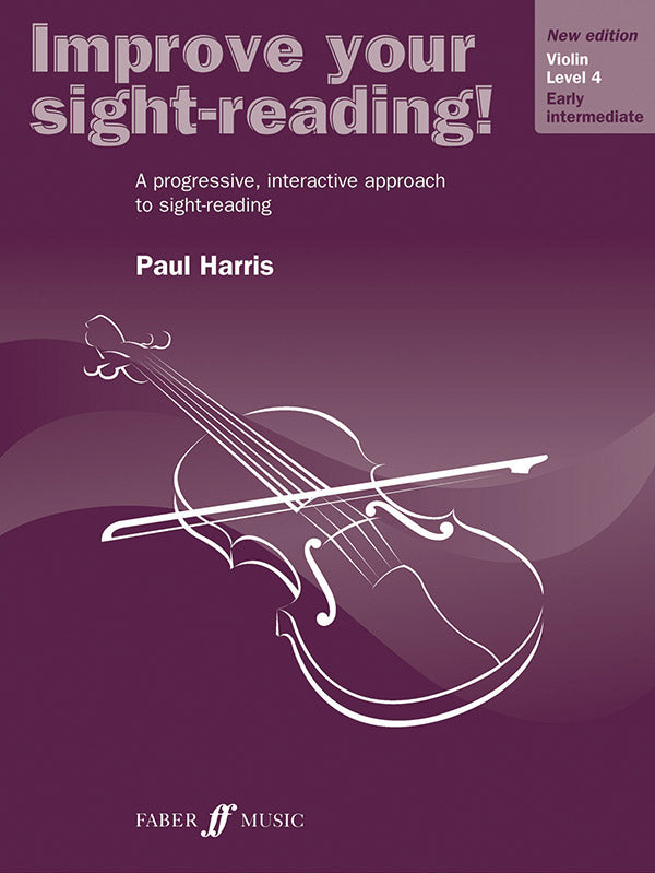 Improve Your Sight-Reading! Violin, Level 4 (New Edition) Cover Image