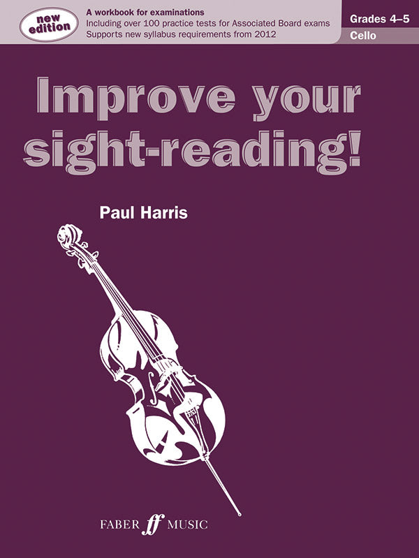 Improve Your Sight-Reading! Cello, Grade 4-5 Cover Image