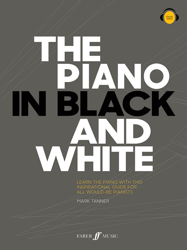 The Piano in Black and White Cover Image