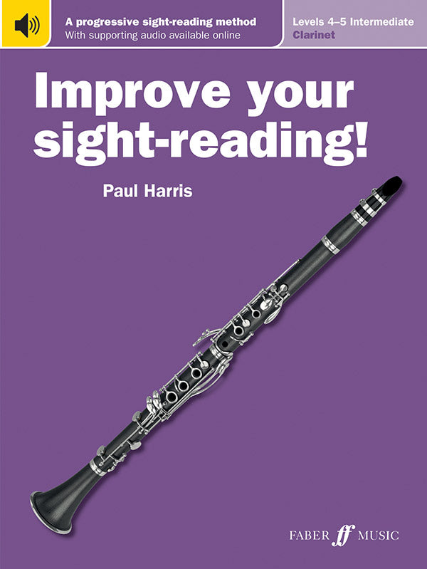 Improve Your Sight-Reading! Clarinet, Levels 4-5 (Intermediate) Cover Image