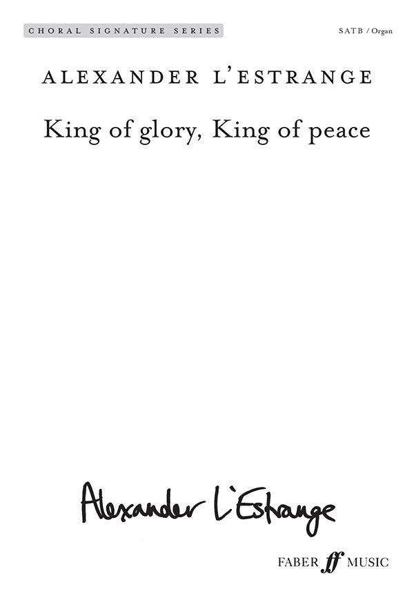 King of Glory, King of Peace Cover Image