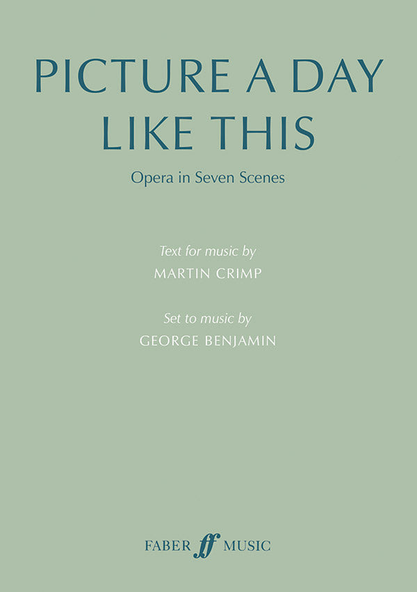 Picture a day like this (text for music) Cover Image