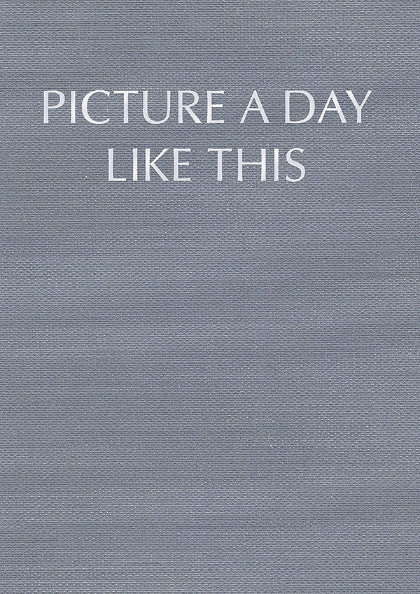 Picture a day like this (Limited Edition Full Score) Cover Image