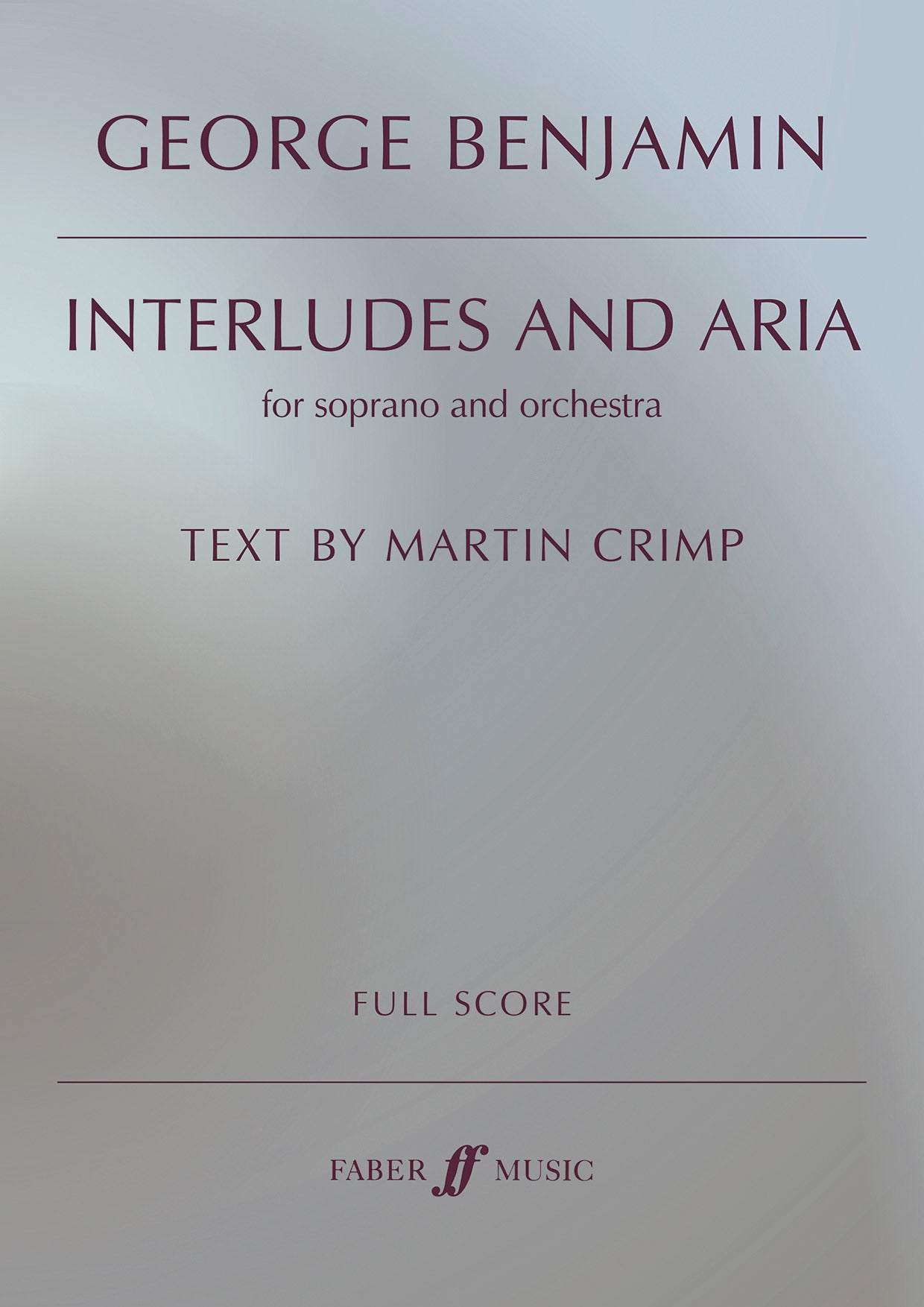 Interludes and Aria Cover Image