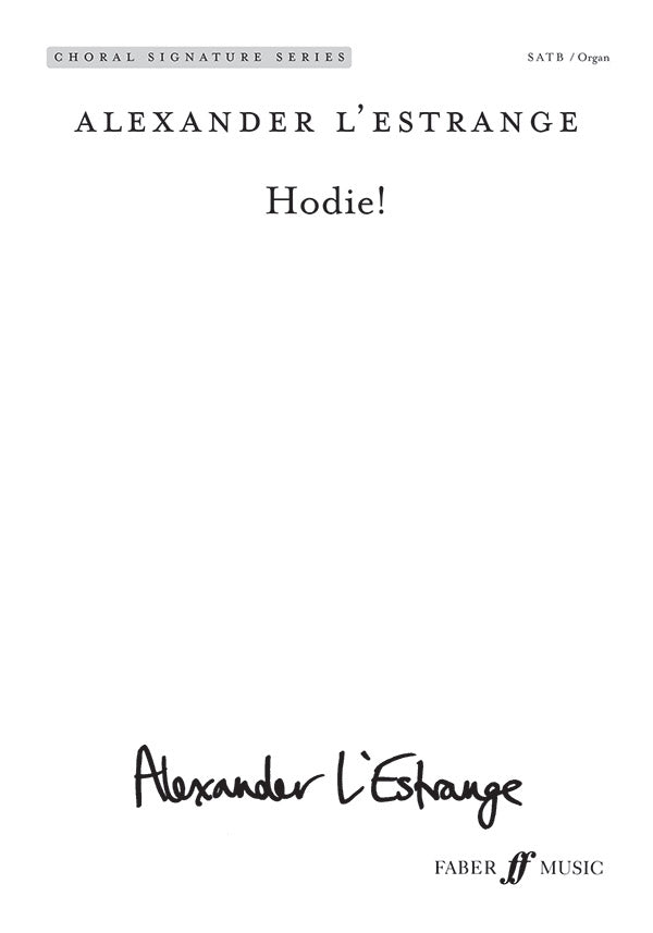 Hodie! Cover Image