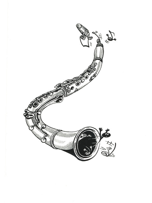 Greeting Cards: Clarinet (Pack of 8) Cover Image