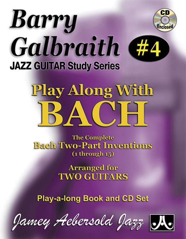Barry Galbraith Jazz Guitar Study Series #4: Play Along with Bach Cover Image