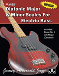 Diatonic Major & Minor Scales for Electric Bass Cover Image