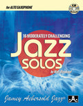 16 Moderately Challenging Jazz Solos Cover Image