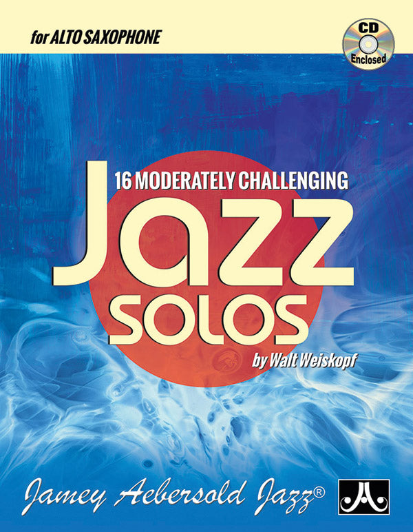 16 Moderately Challenging Jazz Solos Cover Image