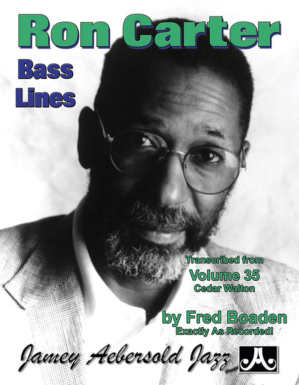 Ron Carter Bass Lines, Vol. 35 Cover Image
