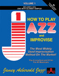 Jamey Aebersold Jazz, Volume 1: How to Play Jazz and Improvise Cover Image