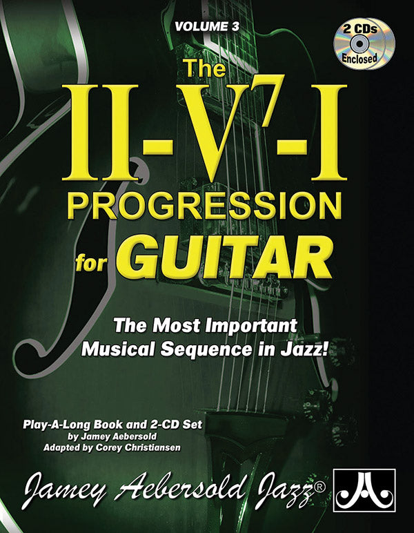 Jamey Aebersold Jazz, Volume 3: The ii-V7-I Progression for Guitar Cover Image