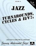 Jamey Aebersold Jazz, Volume 16: Jazz Turnarounds, Cycles, & ii/V7s Cover Image