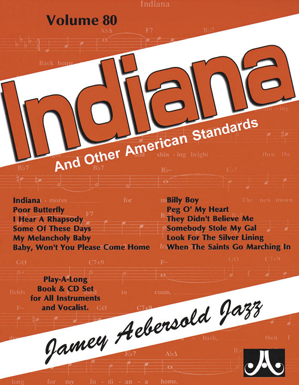 Jamey Aebersold Jazz, Volume 80: Indiana and Other American Standards Cover Image
