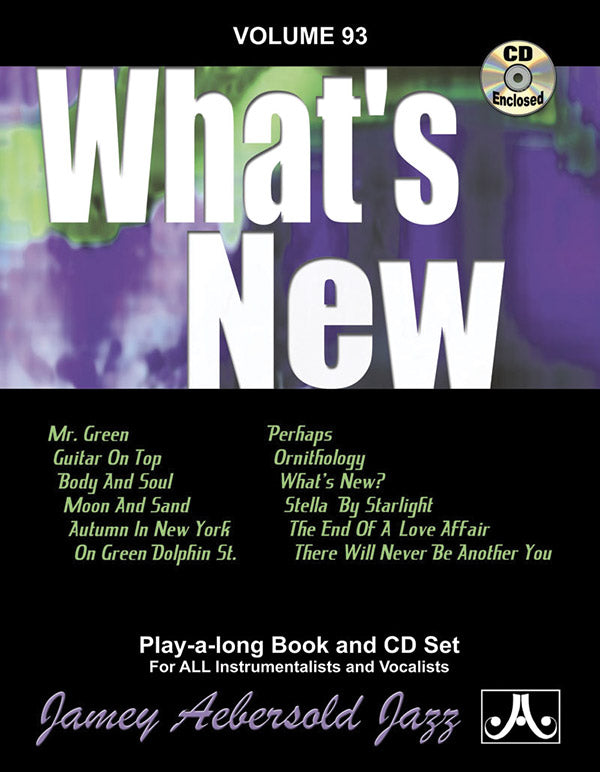 Jamey Aebersold Jazz, Volume 93: What's New Cover Image