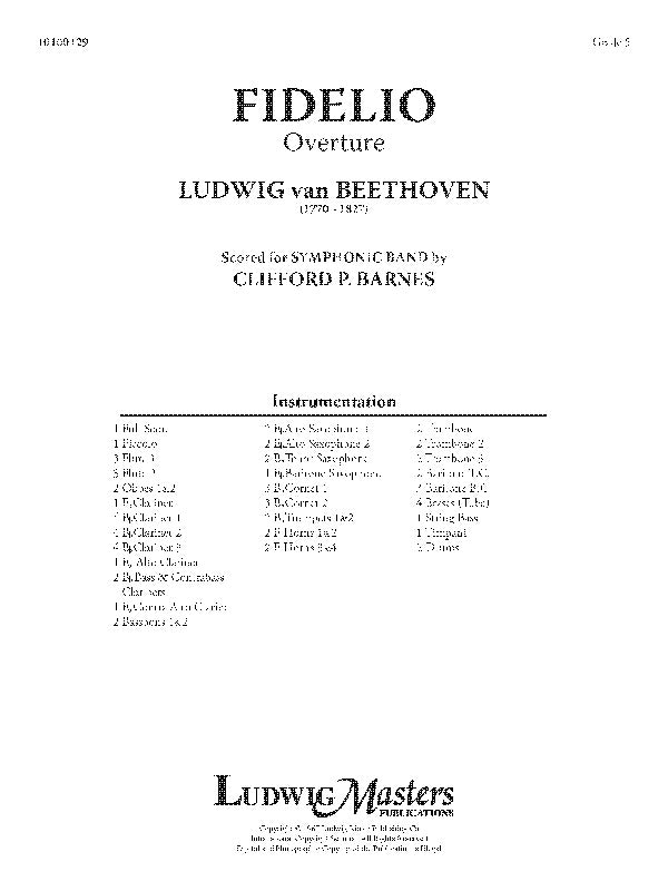 Fidelio Overture Cover Image