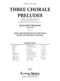 Three Chorale Preludes, Op. 122 Cover Image