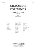 Chaconne for Winds Cover Image